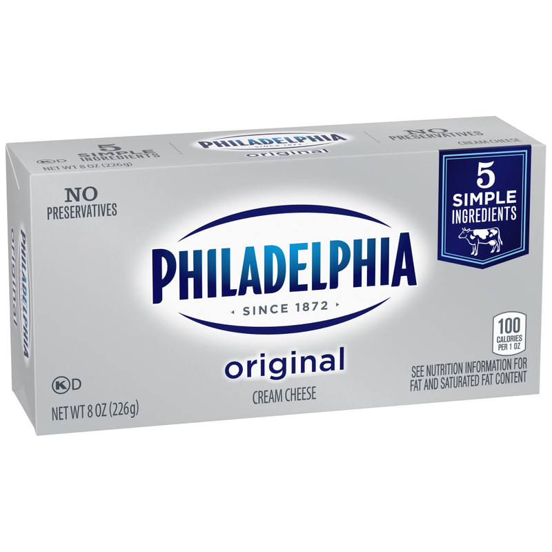 QUESO CREMA PHILADELPHIA BRICK PLAIN ORIGINAL 8 OZ