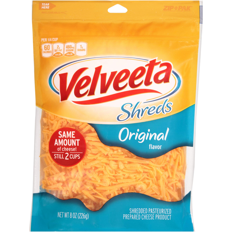 QUESO RAYADO VELVEETA ORIGINAL 8 OZ