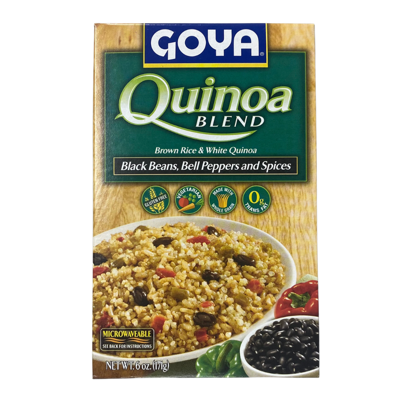 QUINOA BLANCA CON ARROZ FRIJOL NEGRO Y ESPECIAS GOYA 6 OZ