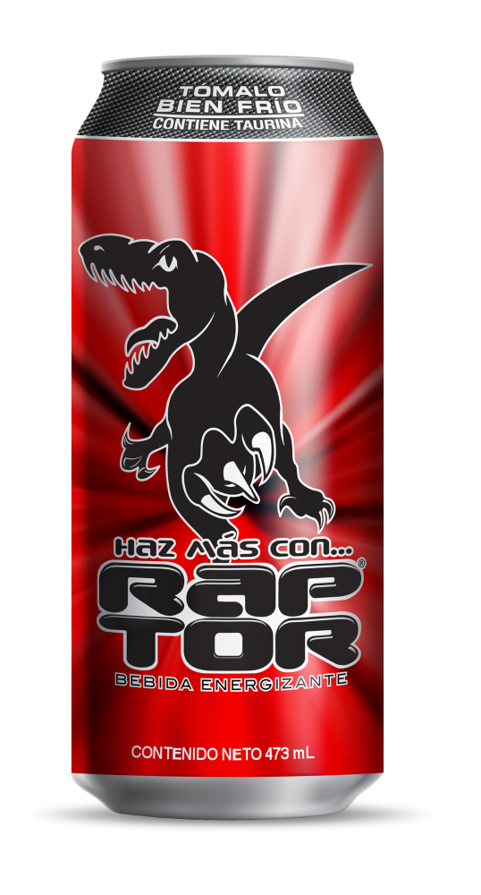 BEBIDA ENERGIZANTE RAPTOR LATA 16 OZ