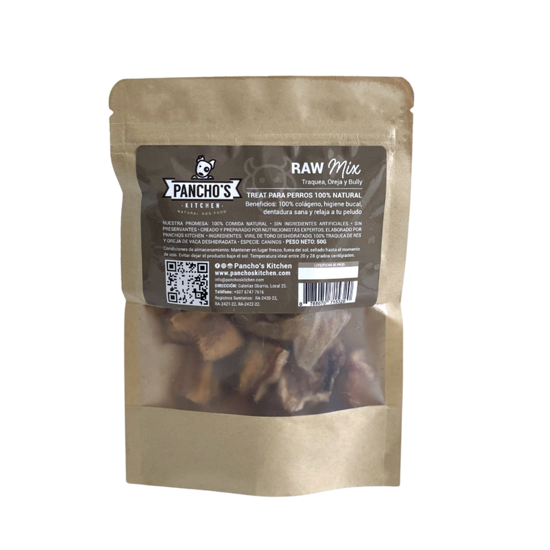 RAW MIX TREAT NATURAL PANCHOS 50 GR