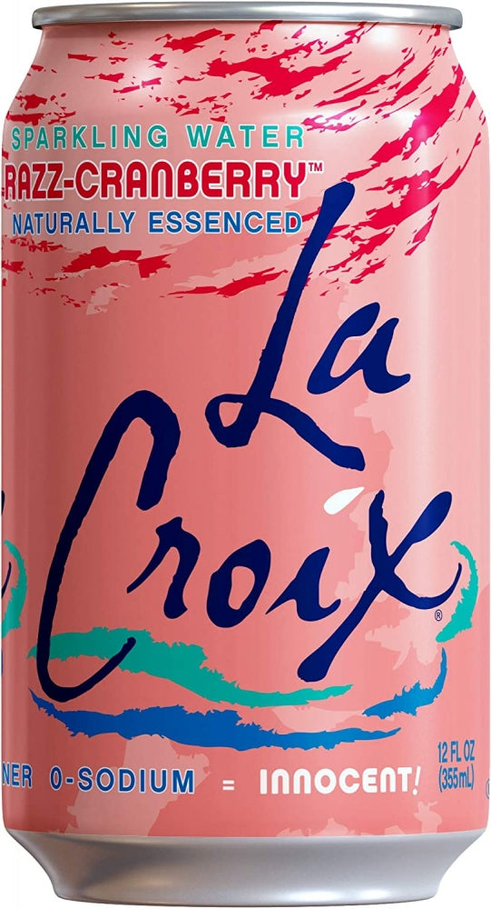 AGUA CON GAS LA CROIX RAZZ CRANBERRY LATA 12 OZ