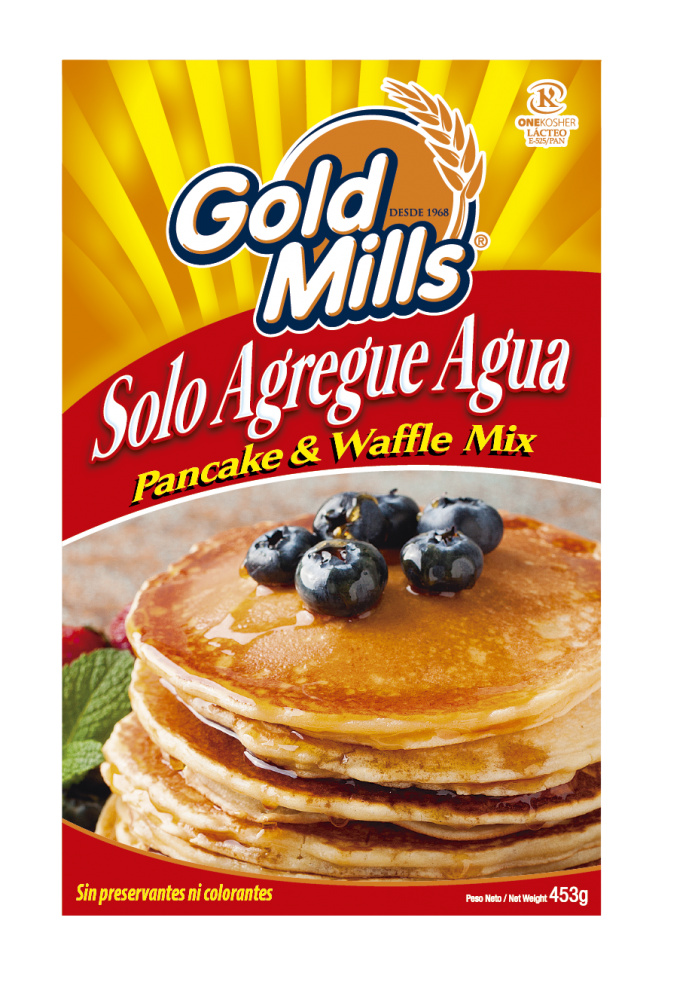 PANCAKE GOLD MILLS SOLO AGREGUE AGUA 1 LB