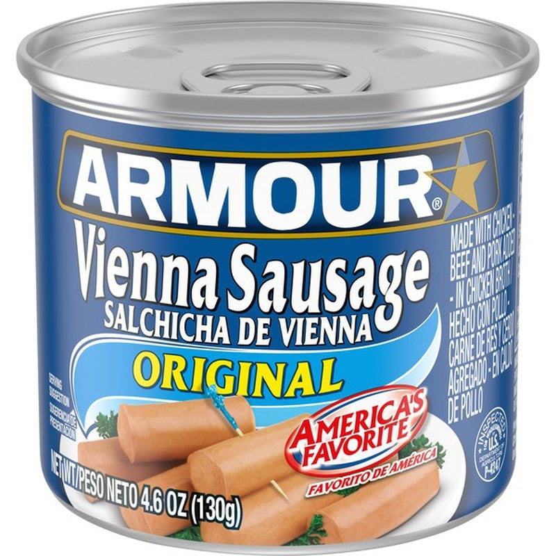 SALCHICHA ARMOUR CHICKEN VIENNA SAUSAGE 4.6 OZ