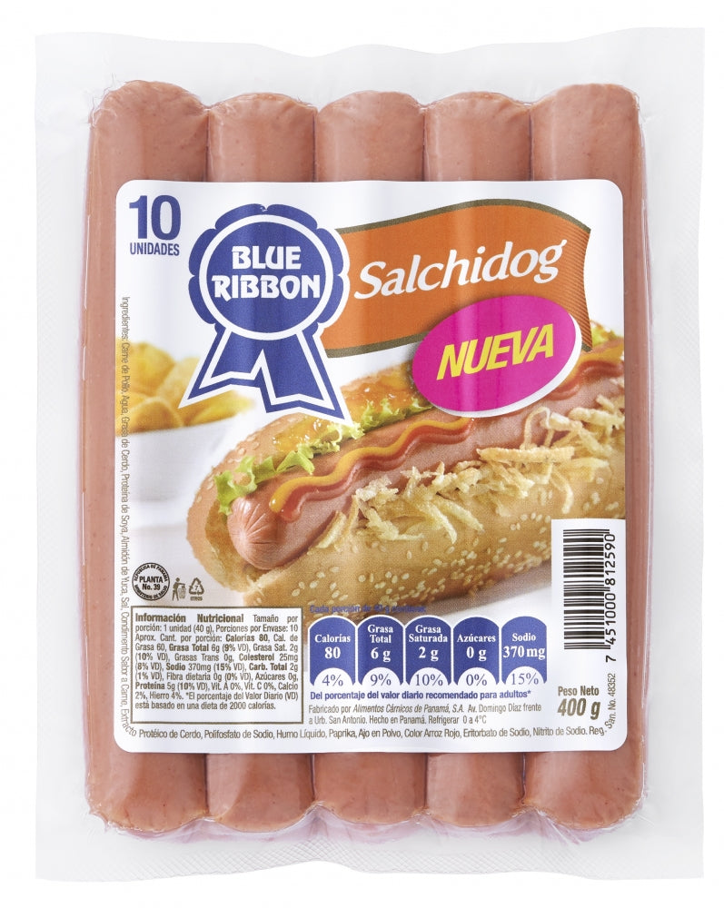 SALCHIDOG BLUE RIBBON 400 G