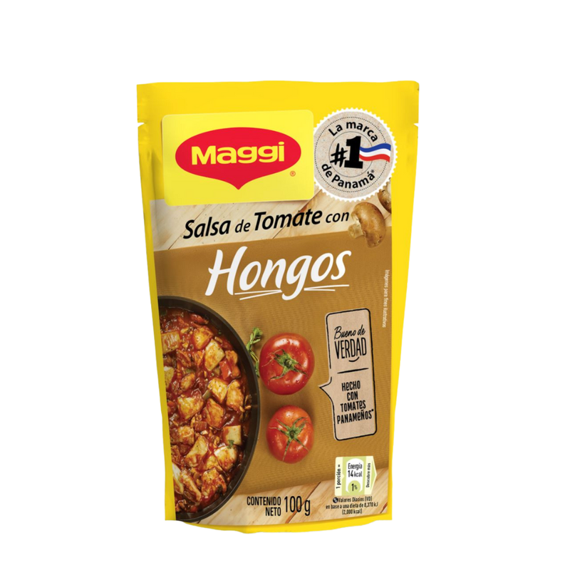 SALSA DE TOMATE CON HONGOS MAGGI 100 GR