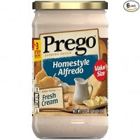 SALSA PREGO WHITE ALFREDO 14.5 OZ