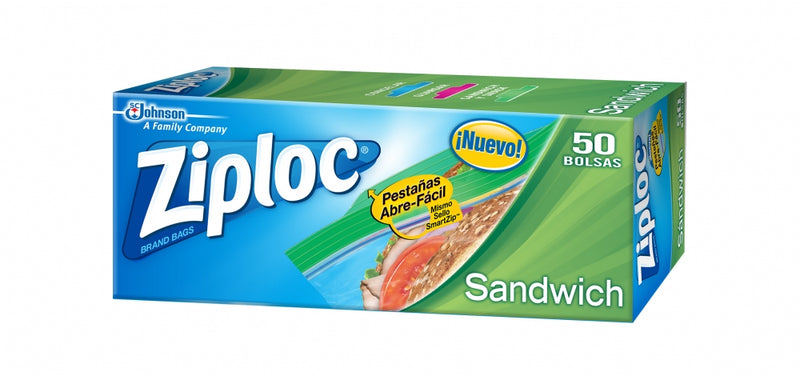 BOLSA ZIPLOC SANDWICH 50 BOLSAS