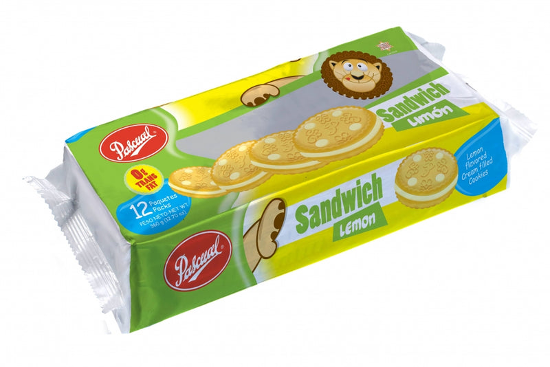 GALLETA PASCUAL SANDWICH LIMÓN 360 G