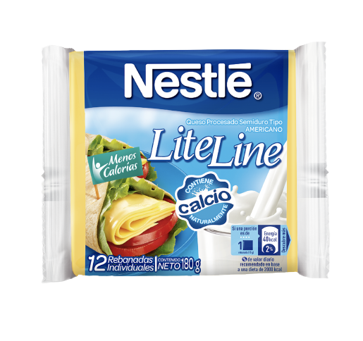 QUESO AMERICANO NESTLE LITE 12 REB