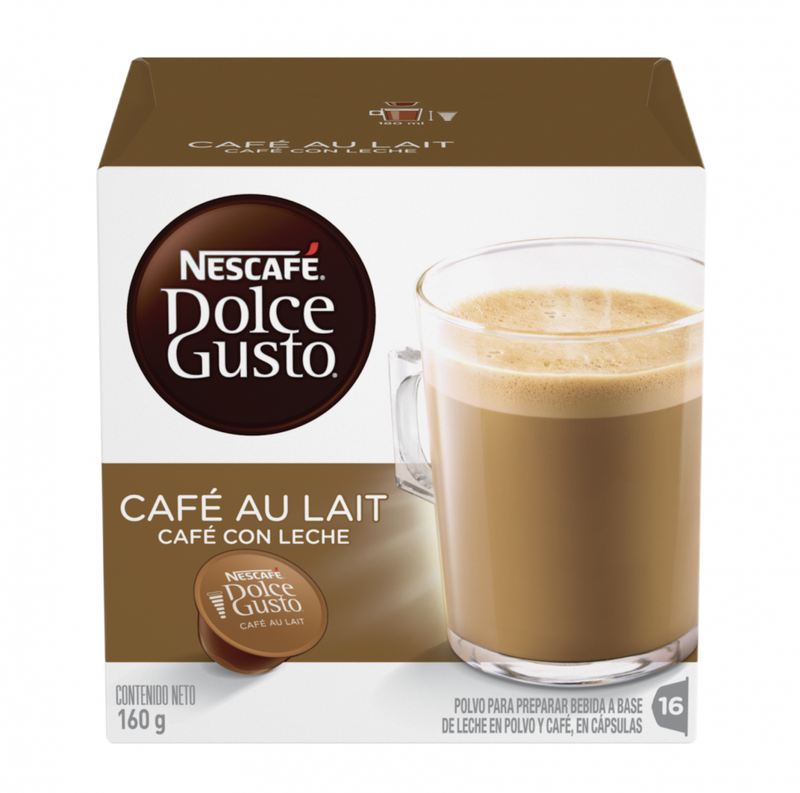 CAFE NESCAFE DOLCE GUSTO CAFE AU LAIT 16 CAPSULAS