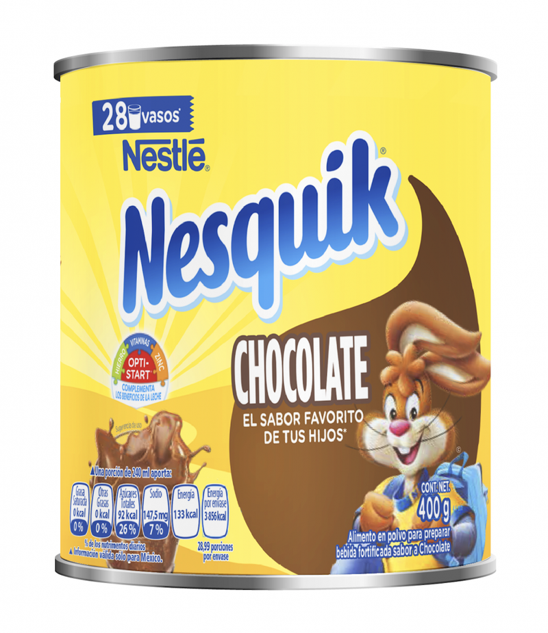 NESQUIK SABOR CHOCOLATE 400 G