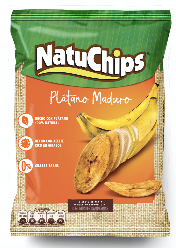 PLATANITOS NATUCHIPS PLATANO MADURO 150 GR