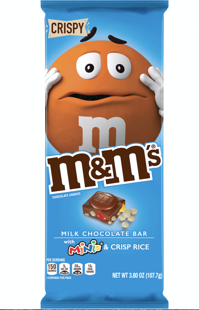 CHOCOLATES M&M'S TABLETA MINIS CRISP RICE 3.9 OZ