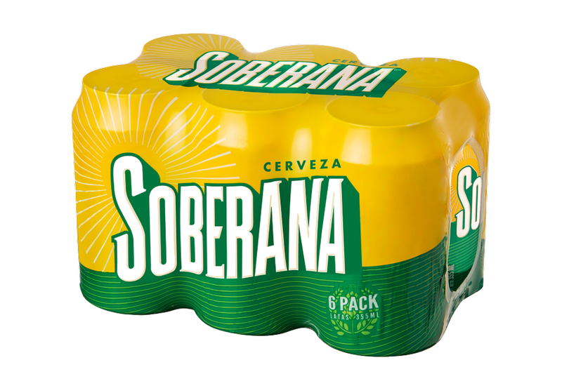 CERVEZA SOBERANA LATA 355ML 6 PACK