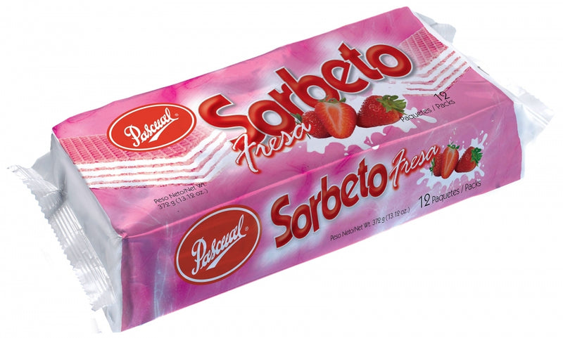 GALLETA SORBETO FRESA PASCUAL 372 GR