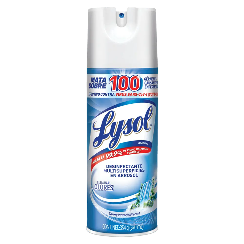 LYSOL AEROSOL DESINFECTANTE SPRING WATERFALL 354 GR