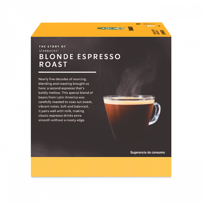 CAFE STARBUCKS BY NESCAFE DOLCE GUSTO BLONDE ESPRESSO 12 CAPSULAS