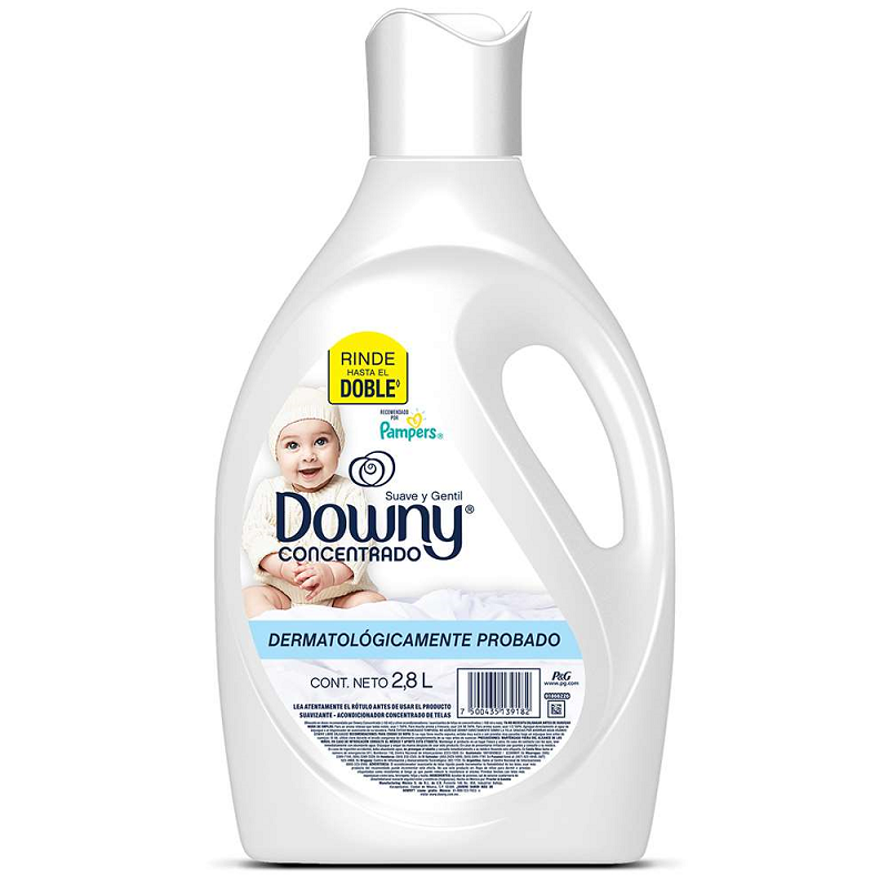 SUAVIZANTE DOWNY SUAVE Y GENTIL 2.8 L