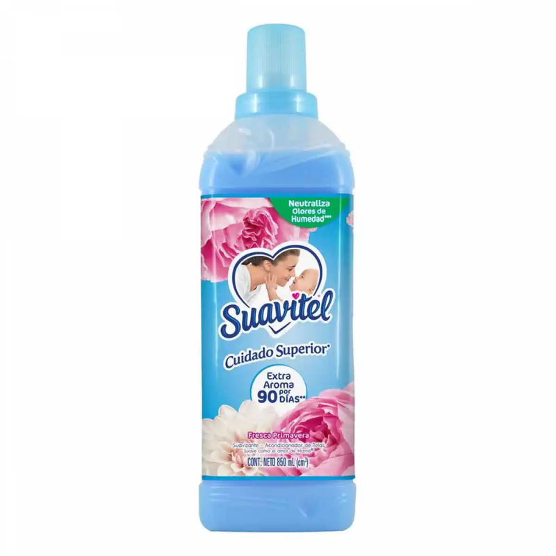 SUAVIZANTE SUAVITEL CUIDADO SUPERIOR FRESCA PRIMAVERA 850 ML