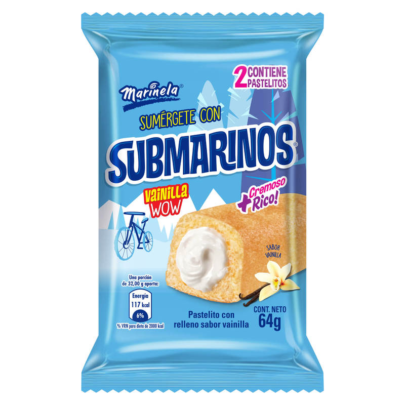 SUBMARINOS VAINILLA MARISELA 60 GR