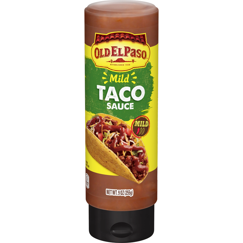 SALSA OLD EL PASO MILD TACO SAUCE SQUEEZE 9 OZ