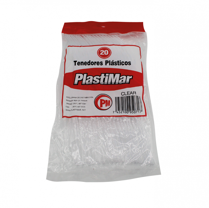 TENEDORES PLASTIMAR 20 UND