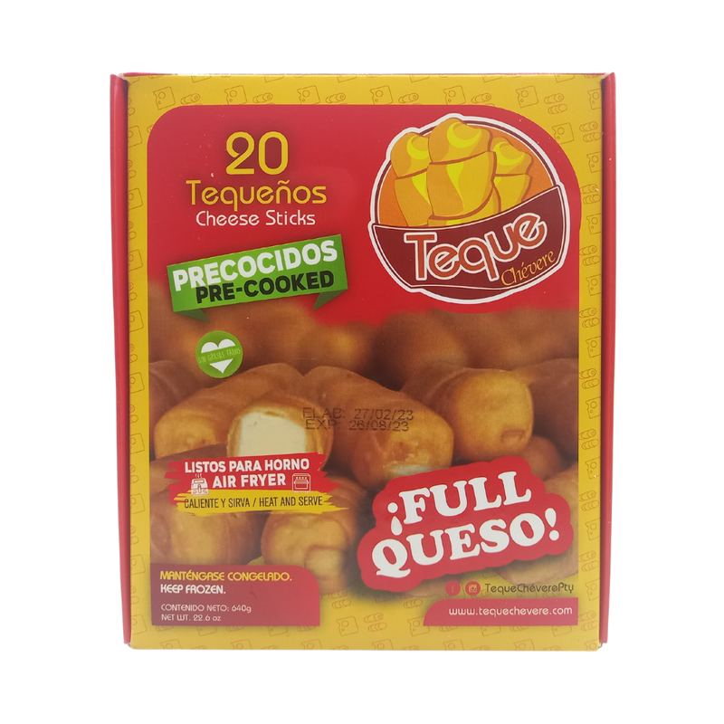 TEQUEÑOS PRECOCIDOS TEQUE CHEVERE FULL QUESO 20 UND