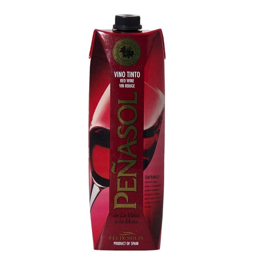 VINO TINTO TETRA PEÑASOL 1 L