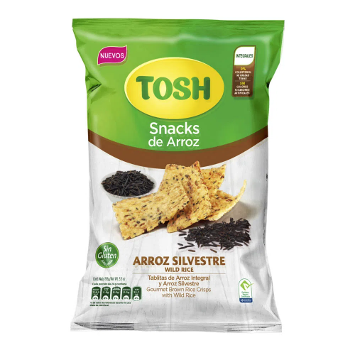 SNACK TOSH ARROZ SILVESTRE 156 GR