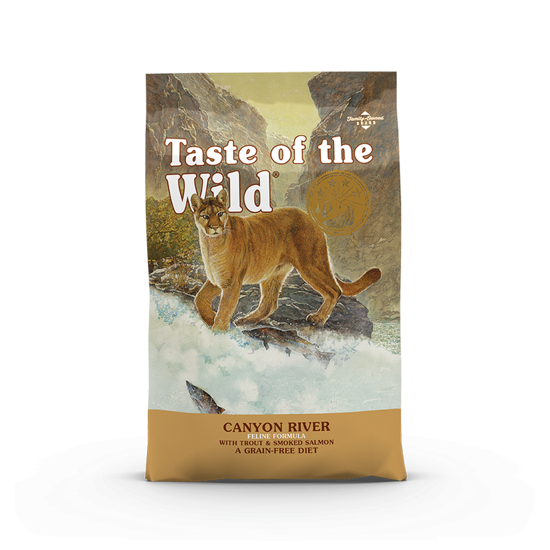 ALIMENTO PARA GATO CON TRUCHA Y SALMON AHUMADO TASTE OF THE WILD 2 KG