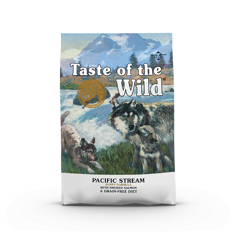 ALIMENTO PARA CACHORROS PACIFIC STREAM PUPPY SALMON AHUMADO TASTE OF THE WILD 12.2 KG