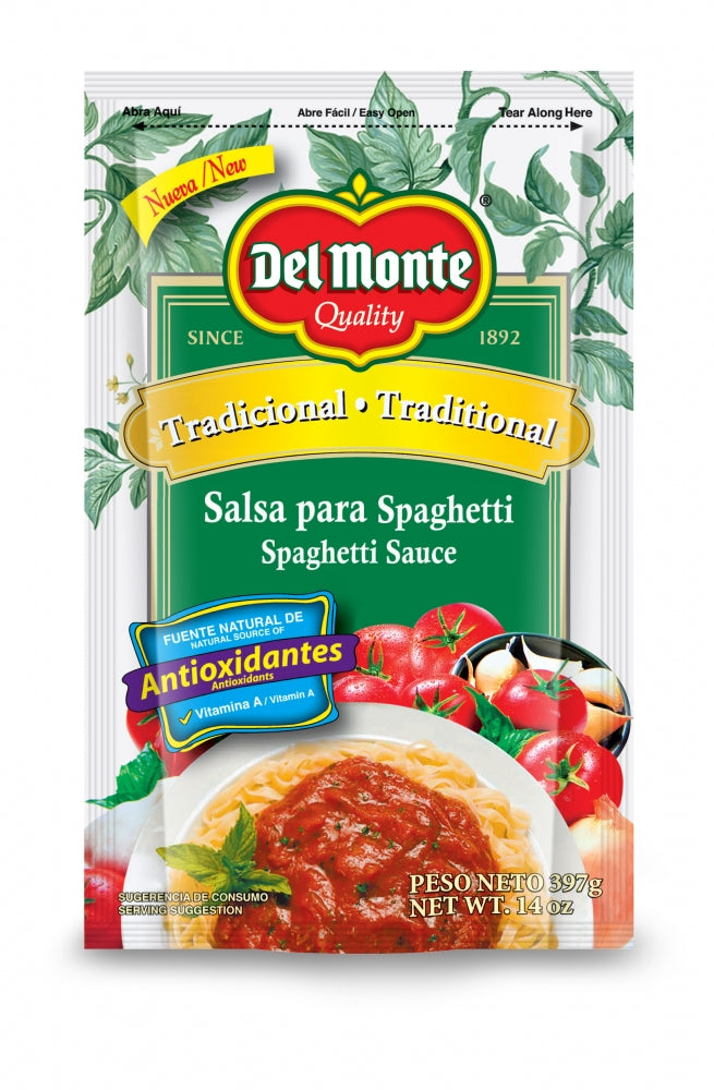 SALSA DEL MONTE SPAGUETTI TRADICIONAL 14 OZ