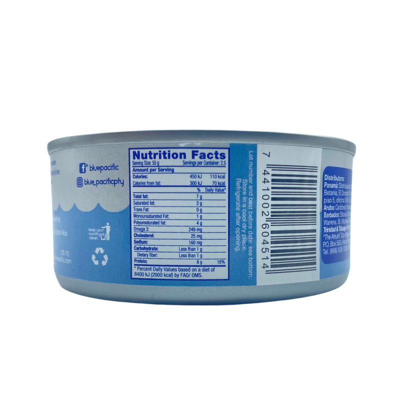 ATUN TROZOS EN ACEITE BLUE PACIFIC 140 GR