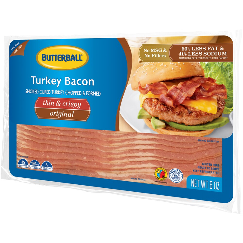 BACON DE PAVO BUTTERBALL 6 0Z