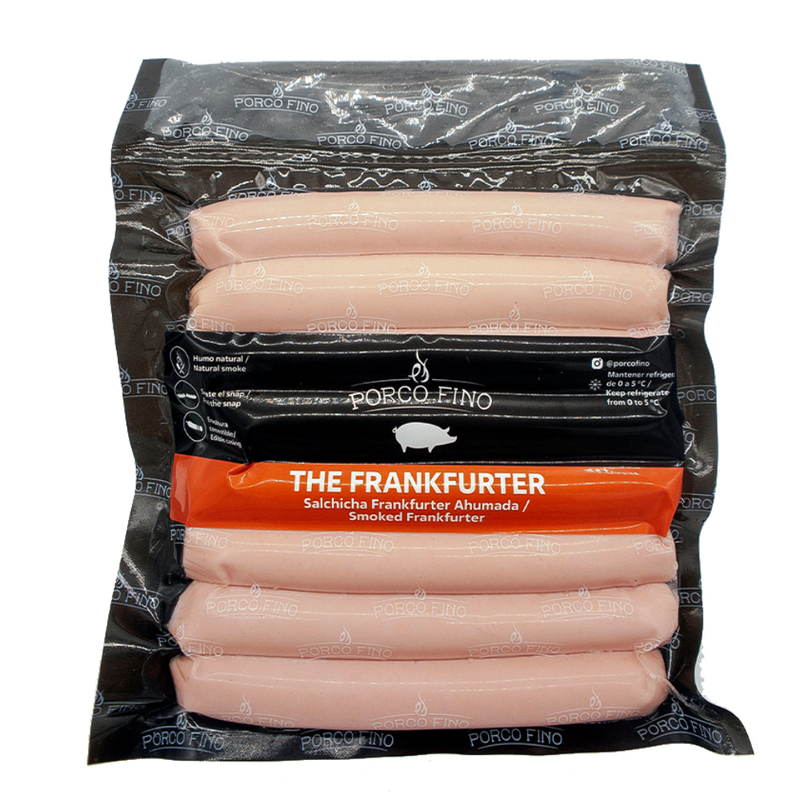 SALCHICHA FRANKFURTER AHUMADA PORCO FINO 400 GR - 8 UND