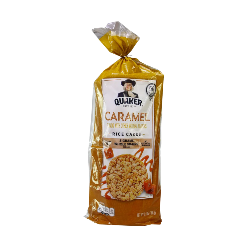 RICE CAKE QUAKER CARAMELO SIN GLUTEN 6.5 OZ