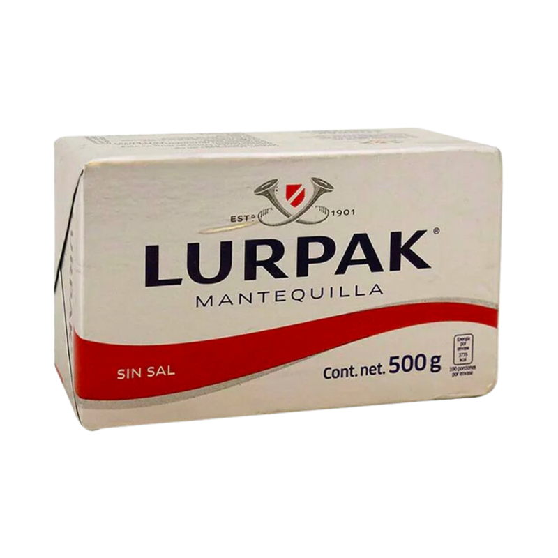 MANTEQUILLA UNTABLE LURPAK SIN SAL 500G