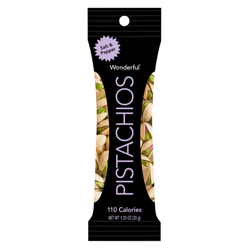 PISTACHIOS SALT & PEPPER  WONDERFUL 1.25 OZ