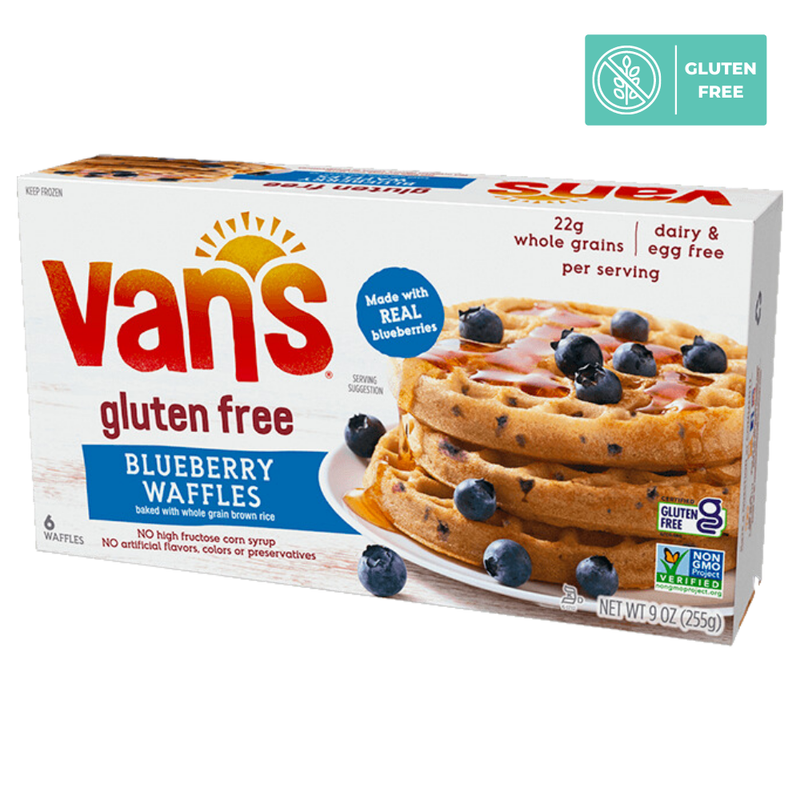 WAFFLES VANS BLUEBERRY GLUTEN-FREE 6 UNS