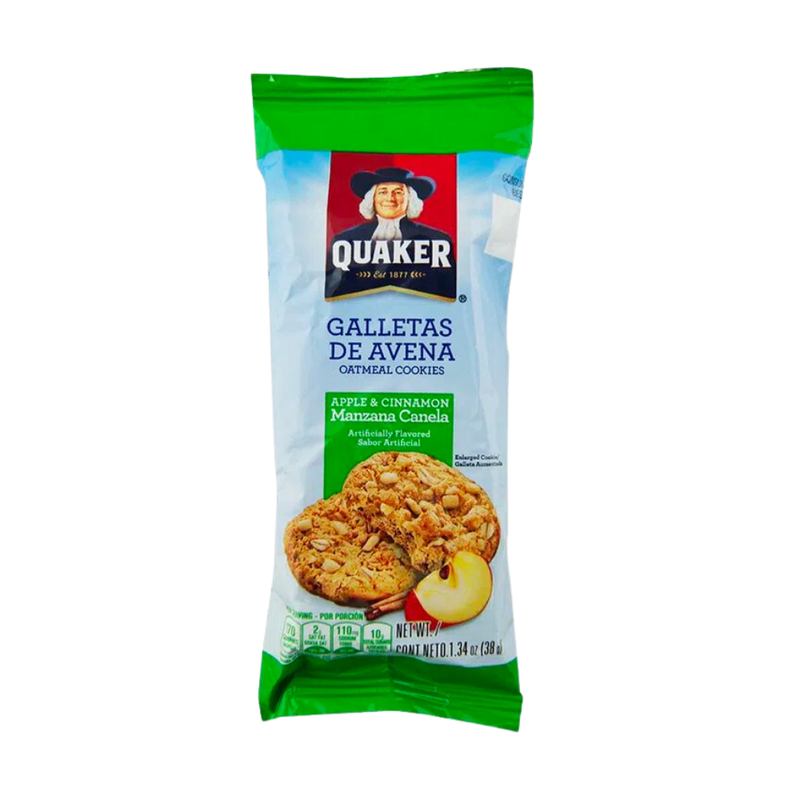 GALLETAS DE AVENA QUAKER MANZANA CANELA 38 G