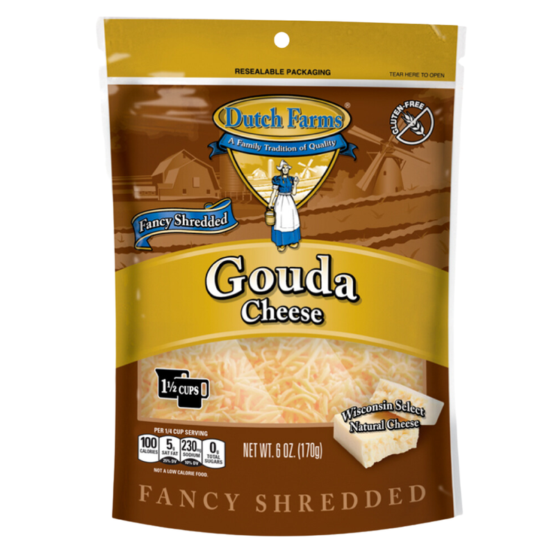 QUESO GOUDA RALLADO DUTCH FARMS 170 GR