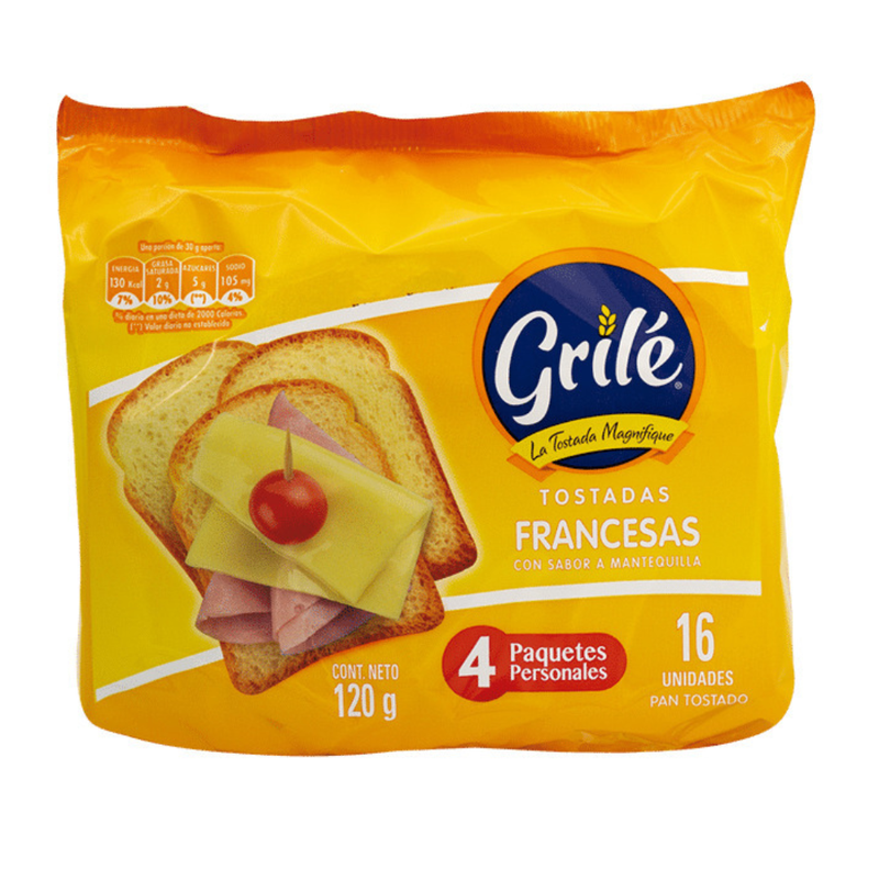 MINI TOSTADAS FRANCESAS GRILE BIMBO 120 GR