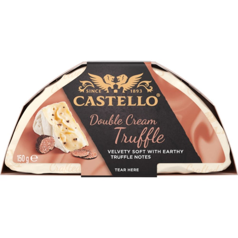 QUESO BRIE CASTELLO DOUBLE CREAM TRUFFLE 150 GR