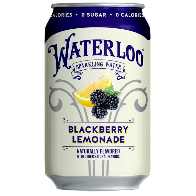 AGUA CON GAS BLACKERRY LEMONADE WATERLOO 355 ML