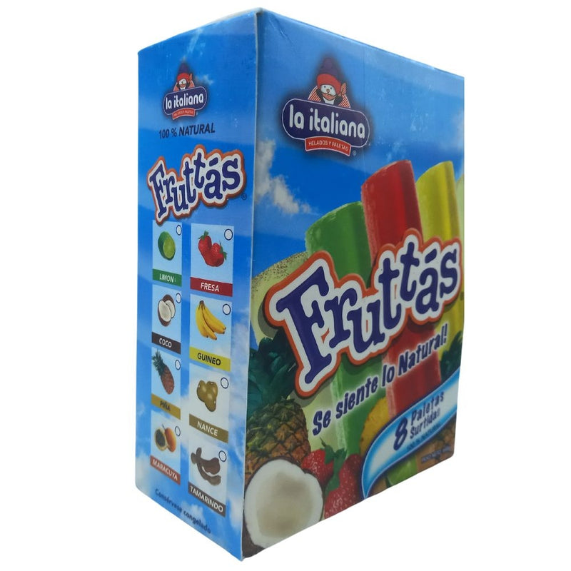 PALETA DE FRUTAS SURTIDAS LA ITALIANA 8 UND