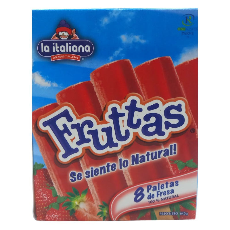 PALETA DE FRESA LA ITALIANA 8 UND