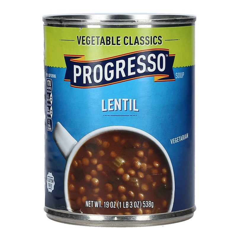 SOPA DE LENTEJAS PROGRESSO 19 OZ