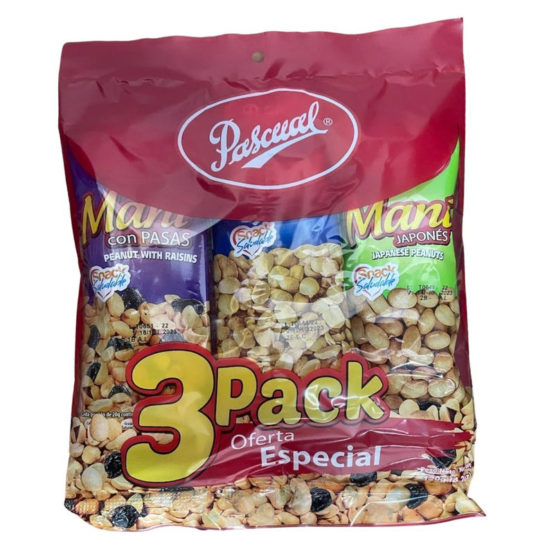 MANI PASCUAL 120 GR 3 PACK