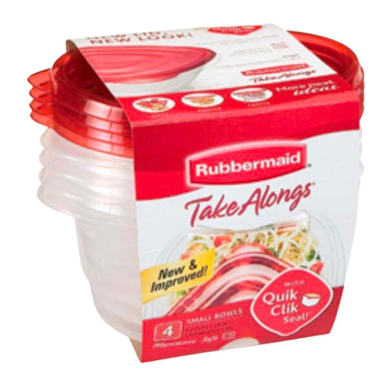 ENVASES PLÁSTICOS REDONDOS RUBBERMAID 4 UND